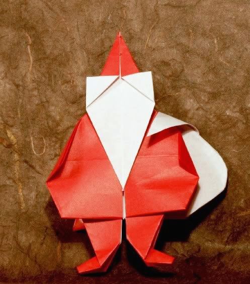 Vánoční skřítek z Viva origami