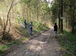 odbočka na Poustevníkovu studánku