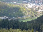 expres přijíždí do nádraží Ústí nad Orlicí