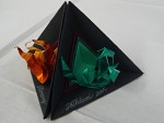 tříhlavá saň, design a skládání Míťa Bláhová