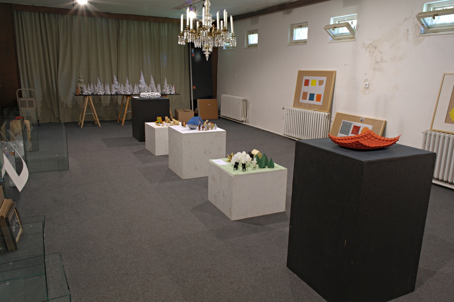 Výstava v Letohrádku Brno, celkový pohled, třetí výstavní místnost, celkový pohled