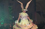 Floristická šou - florigami, model "zajíc"