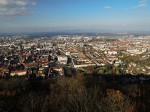 Panorama Freiburgu ze Zámeckého vrchu