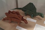 John Montroll: stegosaurus, dimetrodon